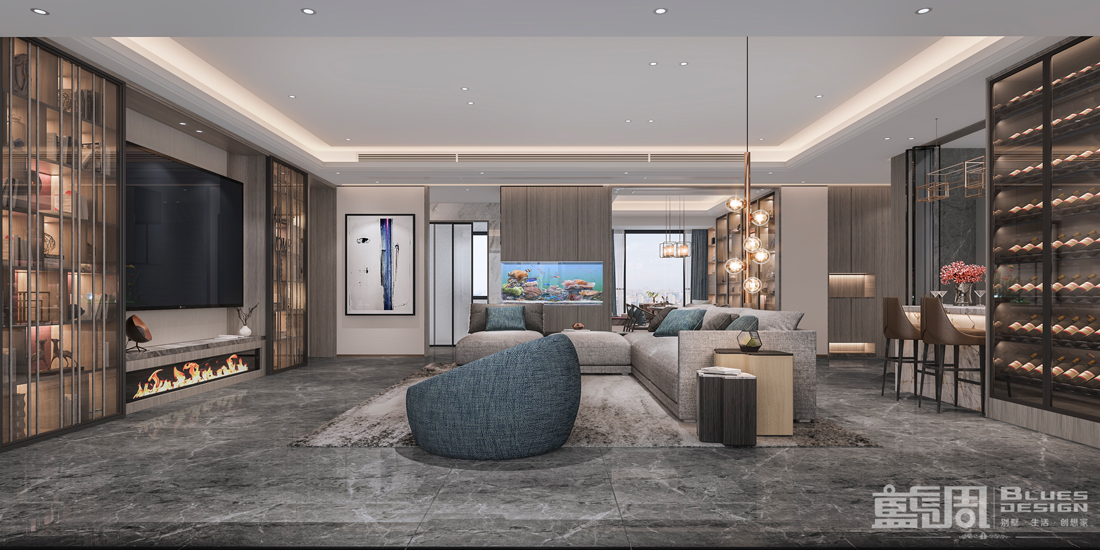 香山美墅私宅設計-藍調設計